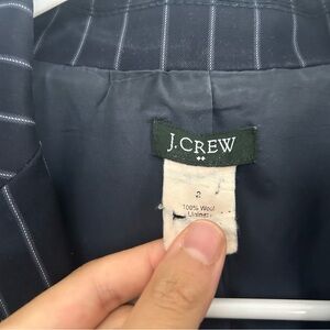 J Crew navy blue blazer - 100% wool